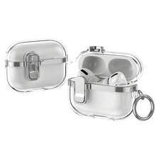 Military Industry Anti-Fall Minimalist Solid Color Electroplated Lock Clear Earphone Case Compatible With AirPods 4, Pro 2nd Gen, Pro 3rd Gen, 1/2, Anti-Drop, Various Colors For Men And Women - Multicolor - View 28