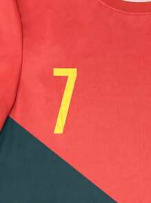 Camiseta de fútbol/balompié portuguesa para hombres y adolescentes, parte superior deportiva cómoda, apta para varios deportes de pelota y uso casual diario, ideal para eventos de fútbol