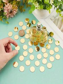 20/50/100/200pcs, 2cm Circular Acrylic Mirror Mosaic Tiles, 3D Crystal, Fashion Rhinestone Mirror Wall Sticker, Home Peel And Stick Geometric Wall Decor, For Bedroom, Living Room, Bathroom Decor, Glass Face, Shiny Sparkle, Reusable, DIY Jewelry Making, Party Craft, Phone Case, Gift Craft Decorative Sticker, Portrait Mirror Tile, Multi-Surface Installation Stickers