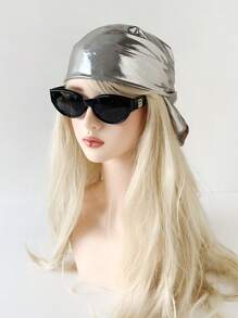 1 Stück Punk Hip-Hop Stil einfarbiges Haartuch, Retro Hot Girl Mehrfarbiges Kopftuch, perfekt für Ihr Outfit, Haaraccessoire Kopfband