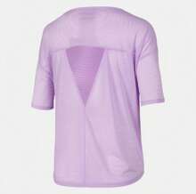 Skechers Women's Knitted Short-Sleeved T-Shirt For Yoga, Running, Fitness And Outdoor Sports