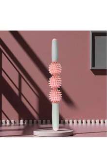 1 Piece Of PVC Material, 3 Ball Massage Sticks - Myofascial Relaxation Rollers For Legs, Shoulders, Neck, Back, And Arms - Muscle Rollers For Athletes After Strength Training - Compact Deep Tissue Massage Rollers For Exercise And Recovery, Daily Leisure Massage - Multicolor 3-ball Bat - View 9