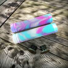 Bicycle Grips Mixed Color Bike Bicycle MTB Scooter Handlebar Grips 135mm Soft Handle Grips Gel Grips Scooter, BMX Bikes, Mountain Bike