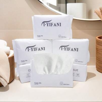 IYIFANI 1 paquet de serviettes de toilette jetables, gant de toilette épaissi avec texture de fausse perle, convient pour les peaux sensibles, le démaquillage, le nettoyage du visage, le cirage des chaussures, l'entretien de la maison et de la salle de bain, la décoration d'automne, les vacances, les essentiels de voyage, les accessoires de voyage, les essentiels de plage, la rentrée scolaire