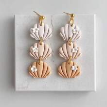 New Rabbit Shell Shaped Soft Clay Earring Mold Set, Complete Soft Clay Mold