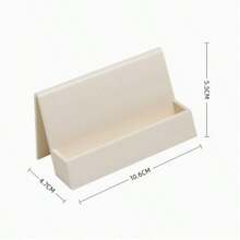 1pc, Rhinestone-Studded Collection, White Rhinestone Credit Card Case, Card And Business Card Holder, Bank Card Storage And Document Box, Clay Rhinestones, High-End Multi-Faceted Glass Rhinestones, Plastic Glittering Rhinestone Office Desk Memo Clip, Portable Elegant Office Card Case, Luxury Gift Accessory With Multi-Faceted Glass Gemstones.