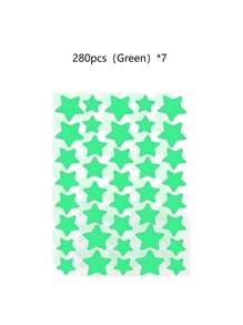 1120/840/560/280 Pcs Star Stickers, Back To School,Halloween & Christmas Decoration Stickers, Colorful Five-Pointed Star Stickers For Party, Holiday Photo Decoration, Face Decor Stickers (1 Sheet Per Color), For Decoration Only (Not For Makeup)2000/1400/160/80/40