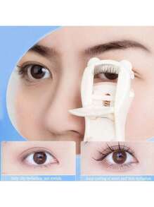 Mini Eyelash Curler, Lever Style Back Clip, Small And Portable Eyelash Curler, Quick And Wide Detail, Narrow Curling Iron Suitable For Travel Makeup Tools, No Need To Squeeze Or Pull Eyelashes,Makeup,Cheap,Room Decor,Vanity,Travel,Bedroom,Makeup Accessories,Eyelash Curler