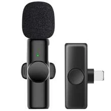Wireless Lavalier Lapel Microphone For IOS TypeC Android Camera Plug-Play Professional Noise Reduction Recording Clip Mic For Creator Interview