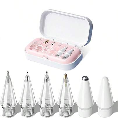 Apple Pencil 1st/2nd/3rd Generation Tip, Metal Nib Replacement Compatible With Ipad Pencil, Quiet Writing, Compatible With Apple Pencil Pro