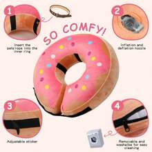 Inflatable Dog Cone Collar For Post-Surgery Recovery - Soft And Comfortable E-Collar For Large, Medium, And Small Dogs And Cats