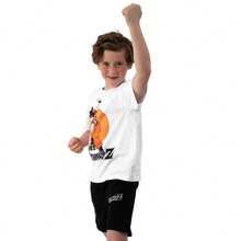 Dragon Ball Z Boys Tshirt And Shorts Set , Goku Co Ord Set , Anime Boys' Outfits & Clothing Sets - White - View 8
