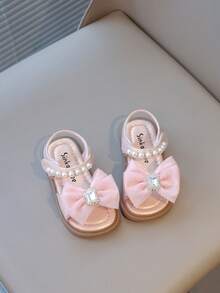 Girls' Sandals, 2025 New Korean Version Soft Bottom Performance Shoes, Versatile Princess Children Shoes, Round Toe Princess Shoes, Summer