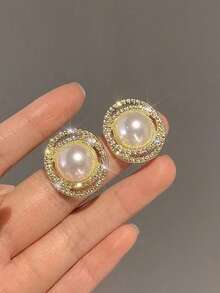 6pcs/Set Premium Elegant Versatile Stud Earrings, Suitable For Women's Everyday & Holiday Wear (No Box) - Six-piece Set a - View 2