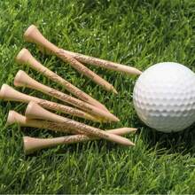 5pcs 20pcs 30pcs 50pcs Custom Golf Tees Set - Personalized Engraved Tees For Groomsmen Unique Bachelor Party & Wedding Golf Gifts, Premium Golf Weekend Accessories - Wood Color - View 4