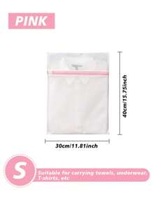 1pc Mesh Laundry Bags, Suitable For Delicate Clothes, Washing Machine Laundry Bag, Travel Storage Organizer Bag, Washing Machine Dedicated Wash Bag, Anti-Deformation Clothing Wash Bag, Suitable For Underwear, Bras, Socks, Travel Storage Decor, Room Decor, Decorations, Decorations, Decor, Storage, Organizer Dress Pants Shoes Jeans Boots Skirt,Spring,Minimalist,Summer Tops