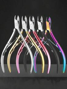 1pc Stainless Steel Cuticle Nipper, Nail Clipper, Nail Trimmer, Ingrown Toenail Clipper, Manicure Tool Set