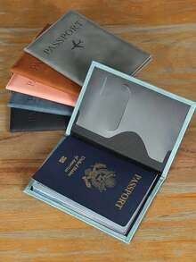 A Simple Passport Clip, Document Holder, And Passport Protection Cover From 1pc, School Supplies, Back To School