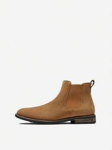 Men Chelsea Boots - Khaki - View 6
