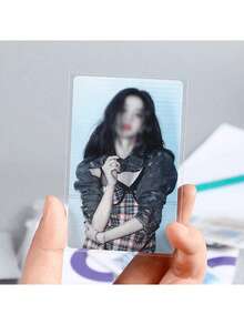 100/50张/包，卡片保护膜，特殊照片保护膜，爆米花卡片保护膜，星光保护膜，透明高清保护膜，相册，照片存储全息保护膜，完美适用于胶片相册和活页夹，保护膜套装，Kpop，照片卡片夹，Stray Kpop，返校季