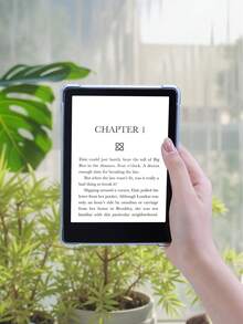 1pc Kindle Transparent Glitter Protective Case With Ring Holder, Compatible With Kindle Paperwhite 12th Gen 2024, Fits 6" Kindle (11th Gen, 2022/2024), Anti-Drop, Kindle Handle Accessory, Full Coverage Clear Hard Shell, Soft Silicone Case, Light-Weight Protection, Gift For Book Lovers - Multicolor - View 4