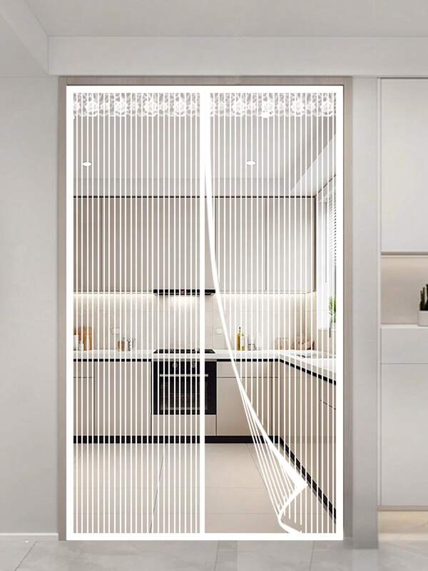 No Nail Required Summer Anti-Mosquito Magnetic Automatically Closing High Transparency Screen Door Curtains, Thickened Invisible Mesh Door, Breathable For Home Use