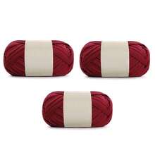 Hilo de trapo para tejer a ganchillo zapatillas, bolsas, cestas, alfombras - Suministros para manualidades DIY, 100g/ovillo o 300g/paquete - Multicolor - Ver 42