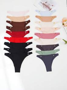 Conjunto de 6 Calzones de algodón de dama con Bonito diseño de Flores, suaves, frescos y cómodos. (los colores se envían al azar) - Multicolor - Ver 2