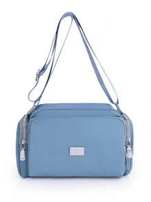 大容量斜挎包，女士多层单肩包，时尚多拉链口袋钱包万圣节礼物圣诞节礼物送给朋友、女孩、妈妈、老师、护士的完美礼物 - 彩色 - 查看 11