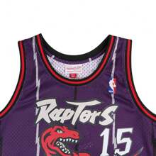 Mitchell & Ness 2024 Men's MN Retro Basketball Jersey - Fan Version - Toronto Raptors Vince Carter Purple Away Sleeveless Sports Top SMJYGS18214-TRAPURP98VCA