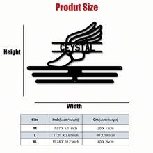 1pc Customized Name Running Sports Metal Medal Holder, 5 Styles Available, Suitable As Wedding, Graduation, Back To School, Mother's Day, Father's Day, Christmas, Easter, Valentine's Day, Independence Day, Birthday Gifts For Family/Friends - Multicolor - View 15