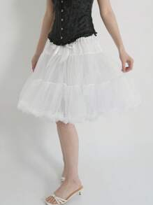 Lolita Petticoat For Daily Cosplay, Boneless Violent Soft Tulle Crinoline, Marshmallow Fluffy Skirt Underskirt Halloween