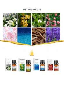 2pcs Water-Soluble Aromatherapy Essential Oils, 6pcs Gift Box Set Aromatherapy Essential Oils, 10ml Aromatherapy Essential Oils, 17 Scents, Suitable For Bedroom, Living Room, Candles, Diffuser Tablets, Diffuser Stones, Diffuser, Humidifier, Christmas - New 1 - View 5