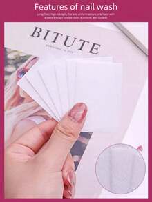 1 Pack 1000pcs Nail Polish Remover Pads, Hard Quality, Non-Shedding, Nail Art Cleansing