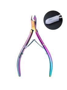 1pc Stainless Steel Cuticle Nipper, Nail Clipper, Nail Trimmer, Ingrown Toenail Clipper, Manicure Tool Set