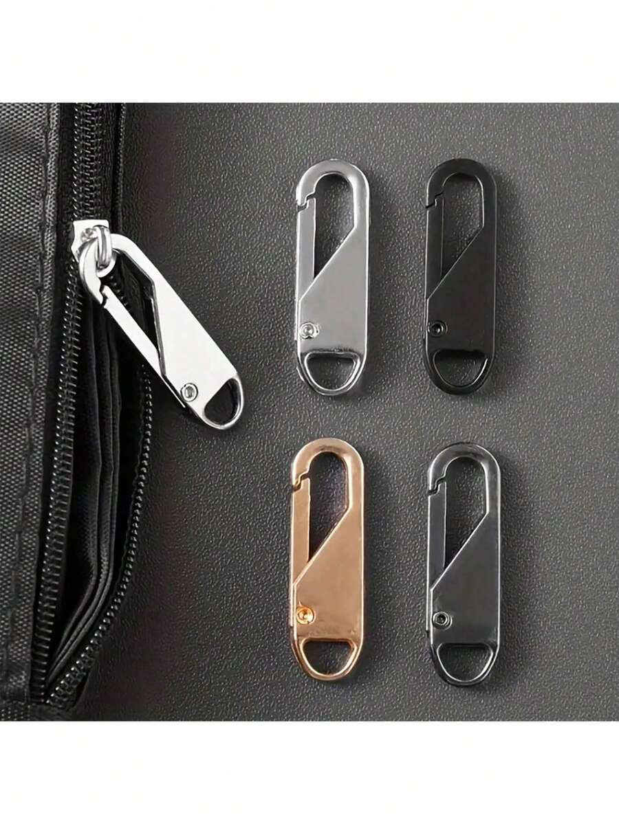 4-Piece Zipper Repair Kit - Quickly Repair Damaged Zippers On Luggage, Bags, Etc., With Randomly Selected Patterns And Colors - Multicolor - View 1