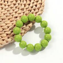 1pc Fashionable Bohemian Style Multicolored Acrylic Beaded Bracelet, Suitable For Women Daily Wear - Bohemian Bead Bracelet - View 16