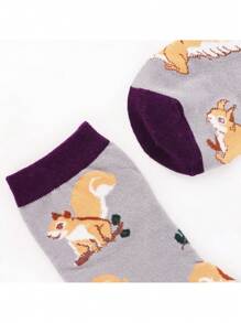 5 pares de calcetines de media caña para mujer con diseño de ardilla, un regalo perfecto de calcetines lindos de ardilla para mujeres, regalos novedosos para abuela, mamá, novia, calcetines cómodos para mujeres, hombres y adolescentes, calcetines divertidos con motivos de animales, calcetines de fiesta de animales, regalos para amantes de las ardillas