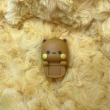 1 件可爱毛绒娃娃手机装饰，卡通人物熊娃娃，迷你玩具屏幕装饰，定制情侣礼物