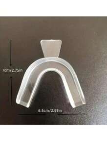 1pc Dental Support Tray For Dental Care, Teeth Whitening Tray, Bruxism Night Guard, Teeth Aligners, Teeth Whitening Gel Tray, Whitening Adhesive Tray
