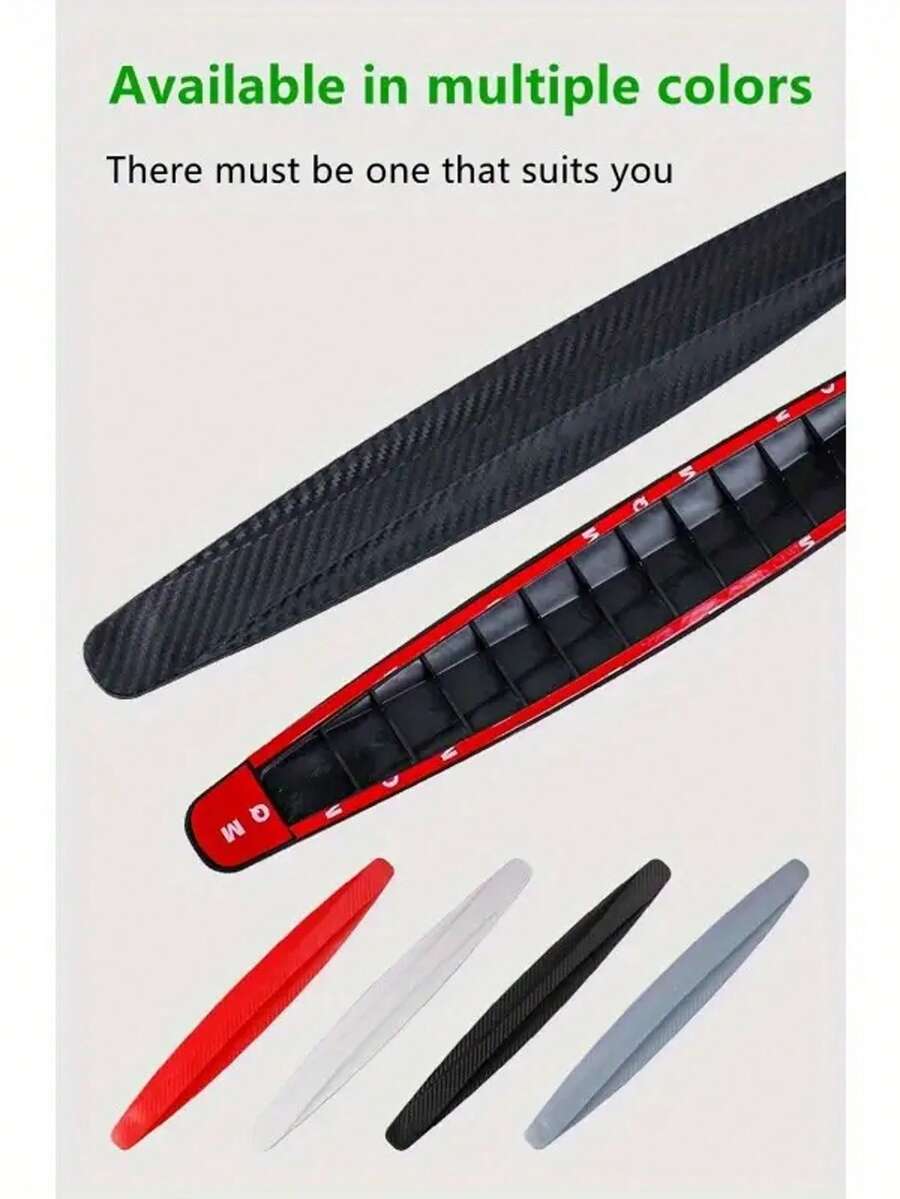 2 piezas Tiras protectoras de parachoques de coche de gran resistencia - Protección definitiva contra rasguños y defensa de esquinas - Molduras antichoque estéticamente mejoradas para talleres, fábricas y contratistas