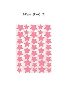 1120/840/560/280 Pcs Star Stickers, Back To School,Halloween & Christmas Decoration Stickers, Colorful Five-Pointed Star Stickers For Party, Holiday Photo Decoration, Face Decor Stickers (1 Sheet Per Color), For Decoration Only (Not For Makeup)2000/1400/160/80/40