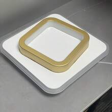 现代奢华金色吸顶灯北欧创意圆形吸顶灯客厅餐厅走廊装饰吊顶灯家用酒店别墅室内简约吸顶灯 - 金色 - 查看 6