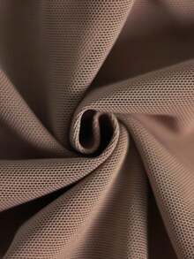 女士高腰塑形短裤，拉链闭合，收腹提臀连体塑形裤，适合各种场合和运动 - 鏽棕色 - 查看 6