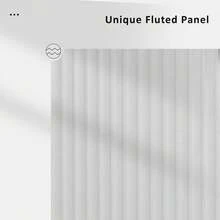 MERAX 51" Fluted Kitchen Island With Drop Leaf, Farmhouse Accent Kitchen Island On Wheels With Internal Storage Rack, Rolling Kitchen Cart With Towel Rack For Kitchen, Dining Room, White Ash - 白色 - 查看 7