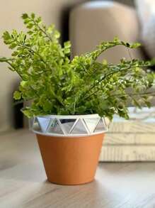 20/50/100/200pcs 2cm Acrylic Triangle Mirror Mosaic Tiles, Self-Adhesive Geometric Wall Sticker For Home Bedroom Living Room/Bathroom Decor, Glass Surface, Glittery, Reusable, Party DIY Craft Gift, Portrait Mirror Decor, Multi-Surface Installable