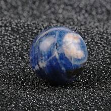 Bolas de esfera de pedra preciosa 20 mm Bola de esfera de cristal polido Bola de bolso fofa Mini pedras preciosas para decoração de casa