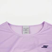 Skechers Women's Knitted Short-Sleeved T-Shirt For Yoga, Running, Fitness And Outdoor Sports