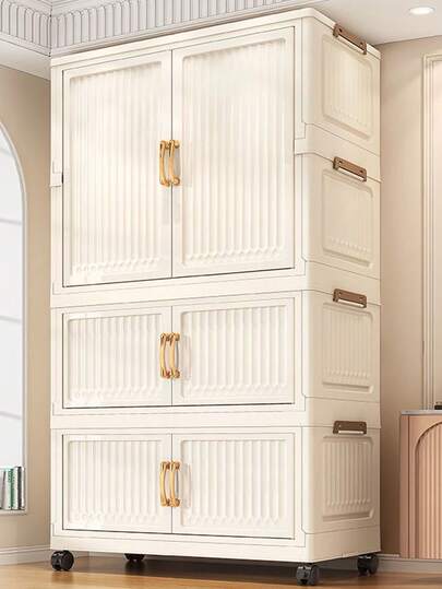 洋服収納ケース 折りたたみ式 5/4/3/2/1段 リビング収納ラック おやつ玩具 家庭用品