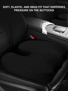 1pc Memory Sponge Car Seat Cushion - Comfortable Driving, Relief Of Tailbone Pain, Driver's Seat Cushion, Suitable For Cars, Offices, Wheelchairs, Game Chairs, Travel - Non-Slip - one-size - View 4